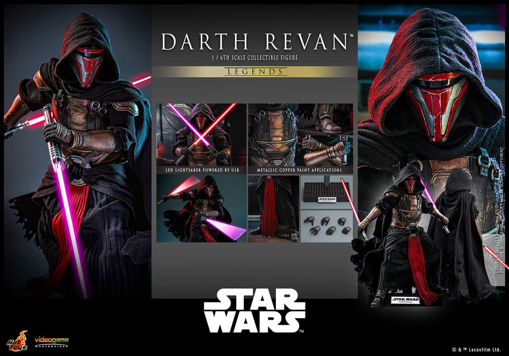 Star Wars Legends Videogame Masterpiece Actionfigur 1/6 Darth Revan 31 cm - Preorder - ETA: Ende 08.2025