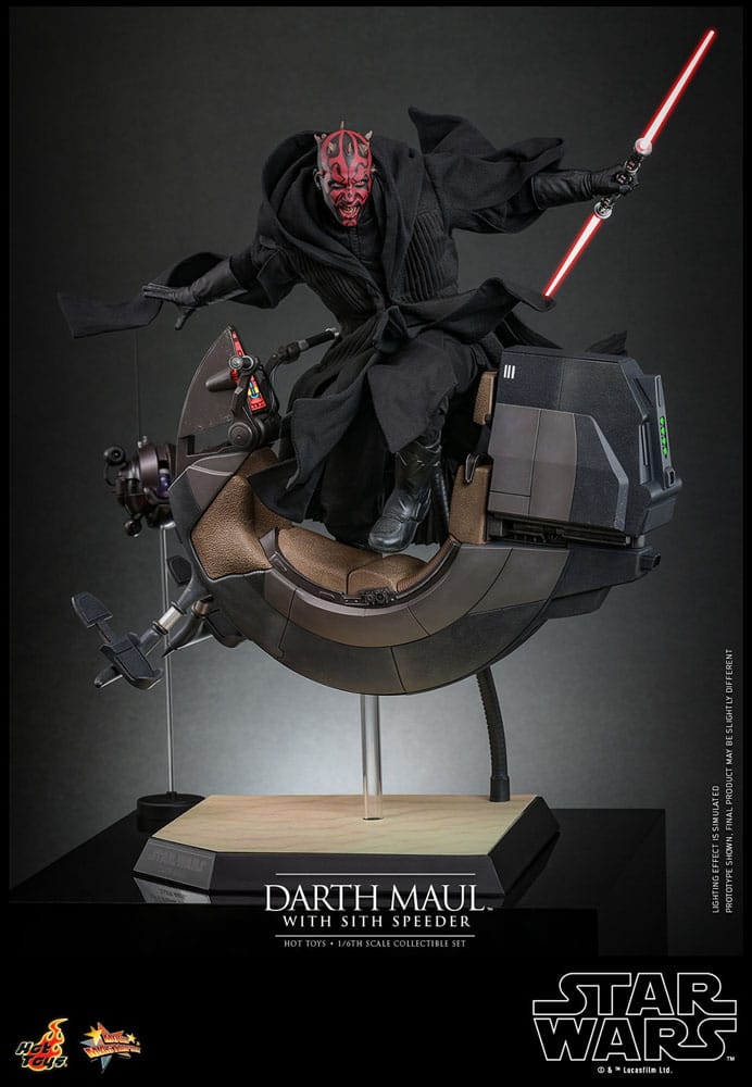 Star Wars Episode I Movie Masterpiece Actionfigur 1/6 Darth Maul with Sith Speeder 29 cm - Preorder - ETA: Ende 08.2025