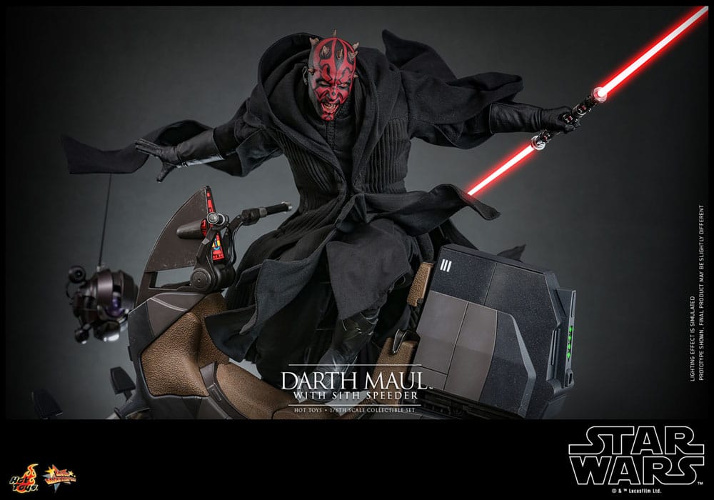 Star Wars Episode I Movie Masterpiece Actionfigur 1/6 Darth Maul with Sith Speeder 29 cm - Preorder - ETA: Ende 08.2025