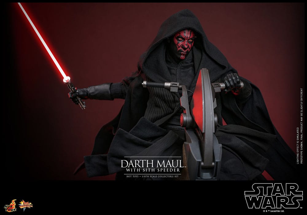 Star Wars Episode I Movie Masterpiece Actionfigur 1/6 Darth Maul with Sith Speeder 29 cm - Preorder - ETA: Ende 08.2025