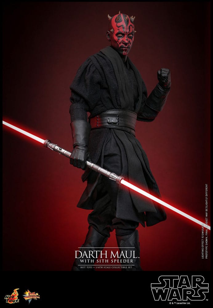 Star Wars Episode I Movie Masterpiece Actionfigur 1/6 Darth Maul with Sith Speeder 29 cm - Preorder - ETA: Ende 08.2025