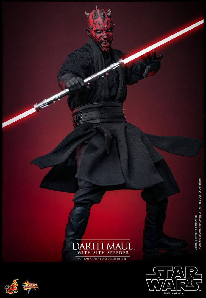 Star Wars Episode I Movie Masterpiece Actionfigur 1/6 Darth Maul with Sith Speeder 29 cm - Preorder - ETA: Ende 08.2025