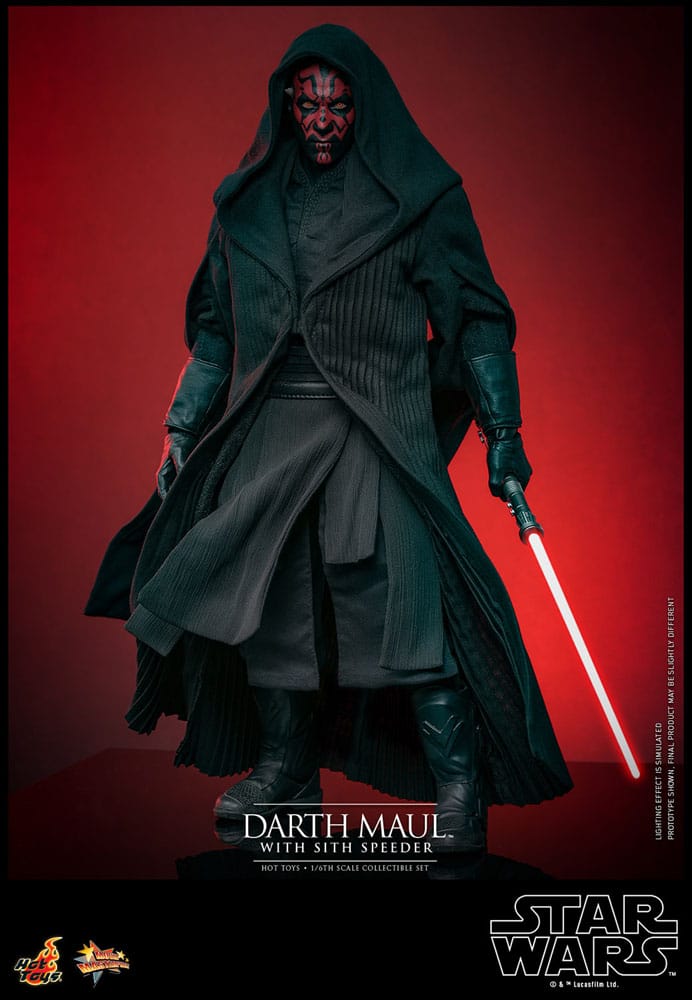 Star Wars Episode I Movie Masterpiece Actionfigur 1/6 Darth Maul with Sith Speeder 29 cm - Preorder - ETA: Ende 08.2025