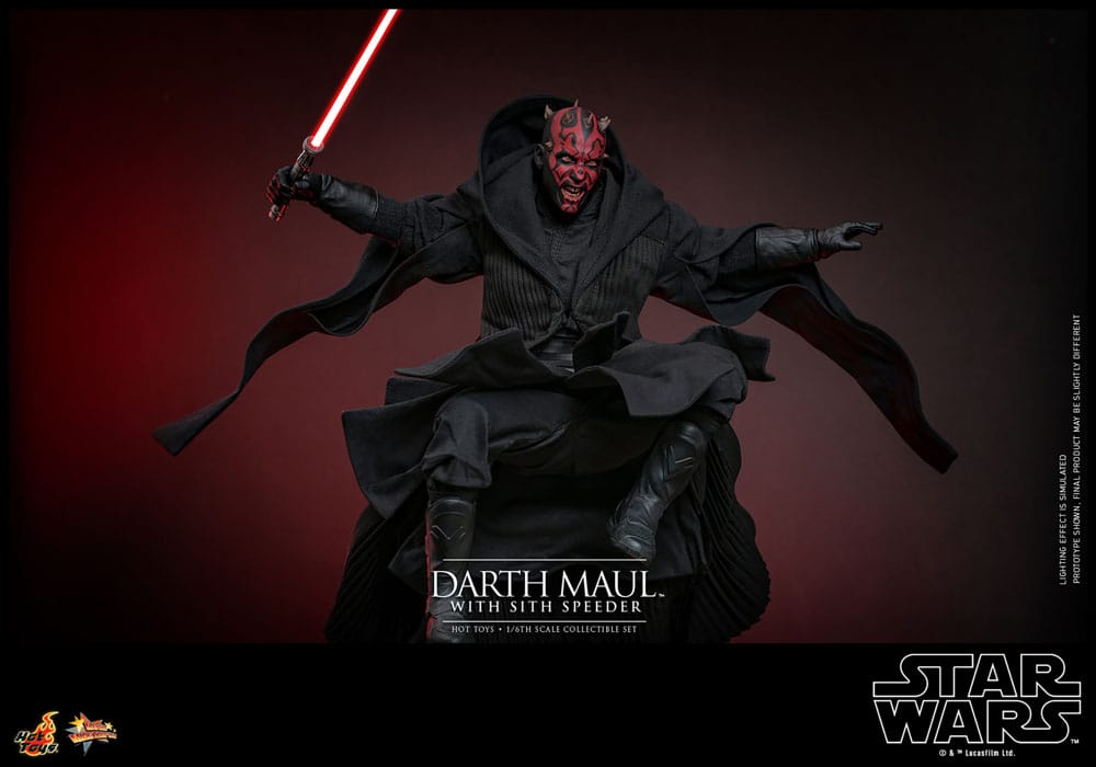 Star Wars Episode I Movie Masterpiece Actionfigur 1/6 Darth Maul with Sith Speeder 29 cm - Preorder - ETA: Ende 08.2025