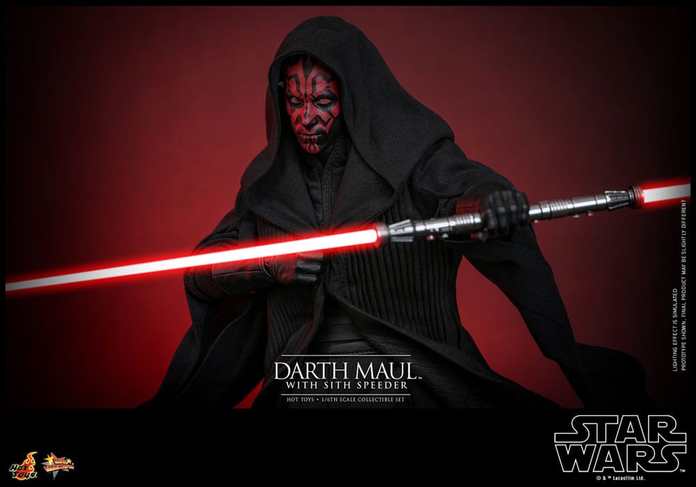 Star Wars Episode I Movie Masterpiece Actionfigur 1/6 Darth Maul with Sith Speeder 29 cm - Preorder - ETA: Ende 08.2025