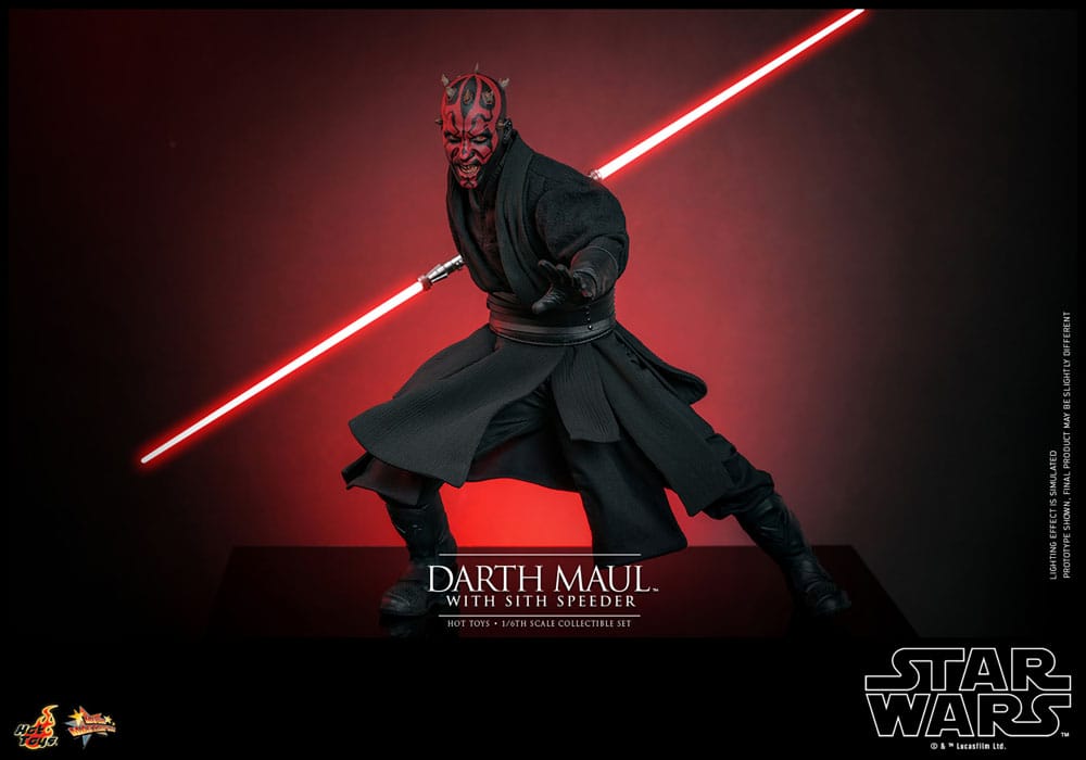 Star Wars Episode I Movie Masterpiece Actionfigur 1/6 Darth Maul with Sith Speeder 29 cm - Preorder - ETA: Ende 08.2025