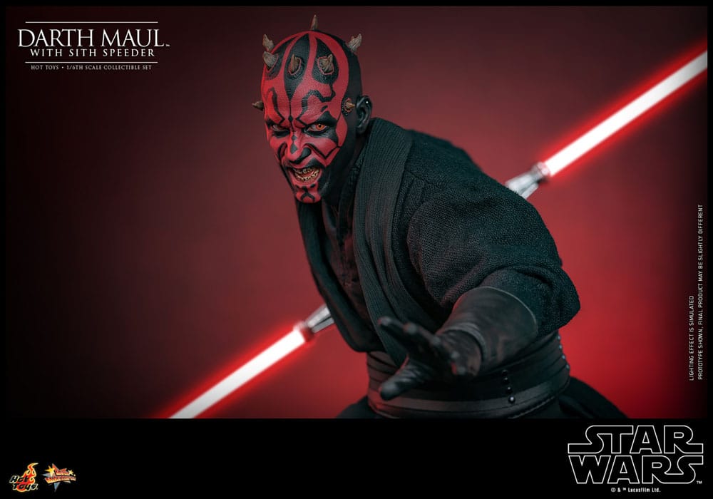 Star Wars Episode I Movie Masterpiece Actionfigur 1/6 Darth Maul with Sith Speeder 29 cm - Preorder - ETA: Ende 08.2025