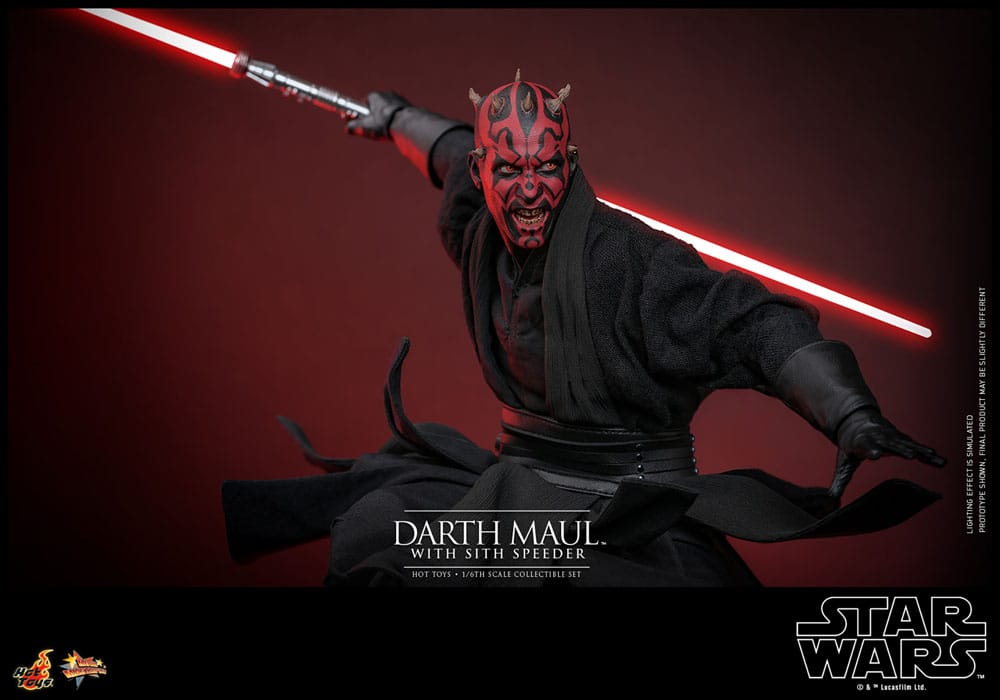 Star Wars Episode I Movie Masterpiece Actionfigur 1/6 Darth Maul with Sith Speeder 29 cm - Preorder - ETA: Ende 08.2025