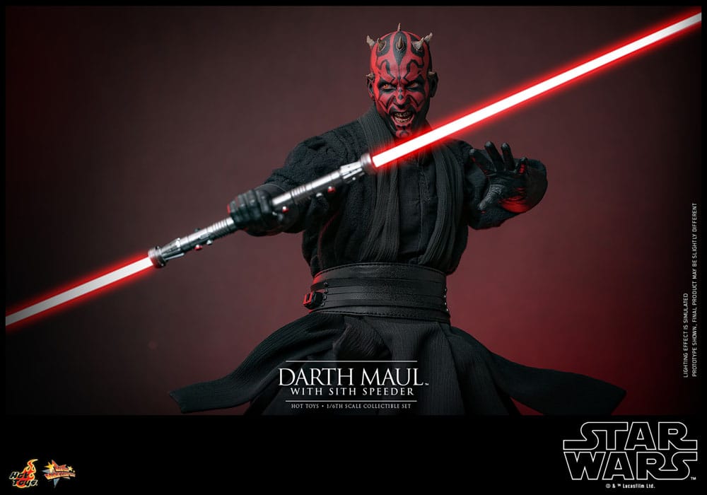 Star Wars Episode I Movie Masterpiece Actionfigur 1/6 Darth Maul with Sith Speeder 29 cm - Preorder - ETA: Ende 08.2025