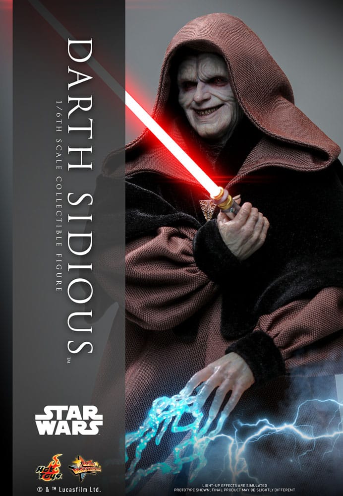 Star Wars Movie Masterpiece Actionfigur 1/6 Darth Sidious 29 cm - Preorder - ETA: Ende 11.2025