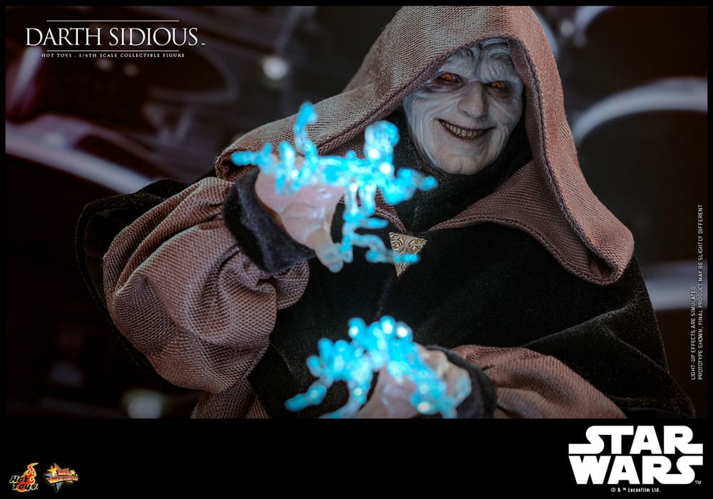 Star Wars Movie Masterpiece Actionfigur 1/6 Darth Sidious 29 cm - Preorder - ETA: Ende 11.2025