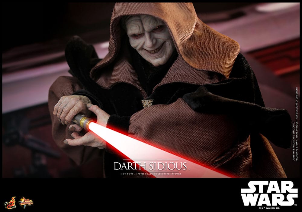 Star Wars Movie Masterpiece Actionfigur 1/6 Darth Sidious 29 cm - Preorder - ETA: Ende 11.2025