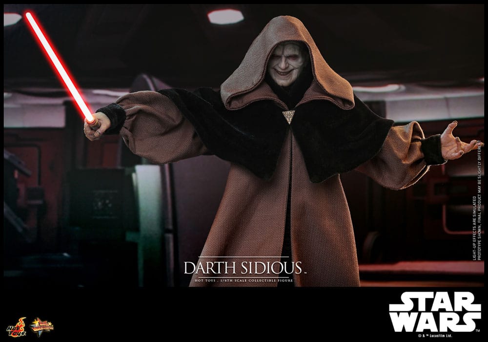 Star Wars Movie Masterpiece Actionfigur 1/6 Darth Sidious 29 cm - Preorder - ETA: Ende 11.2025