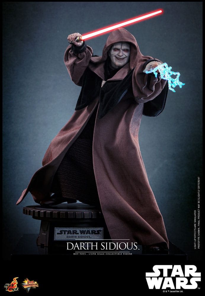 Star Wars Movie Masterpiece Actionfigur 1/6 Darth Sidious 29 cm - Preorder - ETA: Ende 11.2025