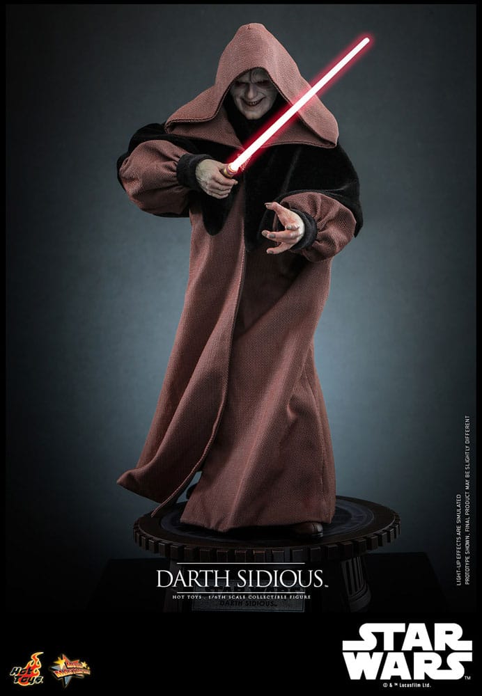 Star Wars Movie Masterpiece Actionfigur 1/6 Darth Sidious 29 cm - Preorder - ETA: Ende 11.2025