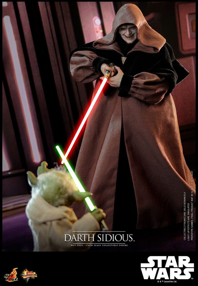 Star Wars Movie Masterpiece Actionfigur 1/6 Darth Sidious 29 cm - Preorder - ETA: Ende 11.2025