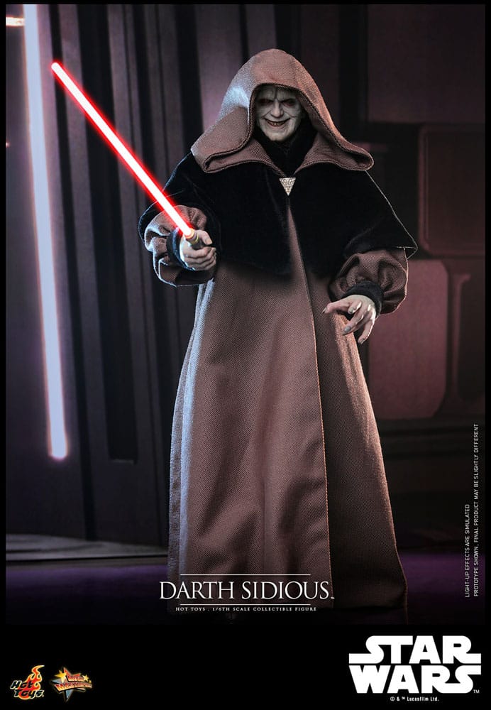 Star Wars Movie Masterpiece Actionfigur 1/6 Darth Sidious 29 cm - Preorder - ETA: Ende 11.2025