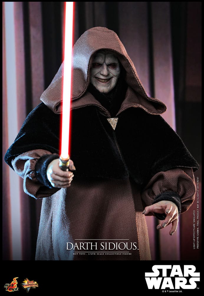 Star Wars Movie Masterpiece Actionfigur 1/6 Darth Sidious 29 cm - Preorder - ETA: Ende 11.2025