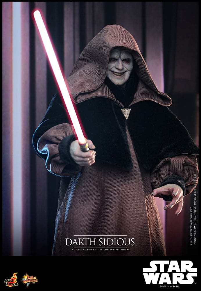 Star Wars Movie Masterpiece Actionfigur 1/6 Darth Sidious 29 cm - Preorder - ETA: Ende 11.2025