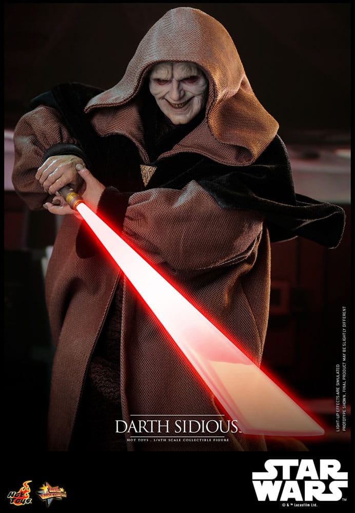 Star Wars Movie Masterpiece Actionfigur 1/6 Darth Sidious 29 cm - Preorder - ETA: Ende 11.2025