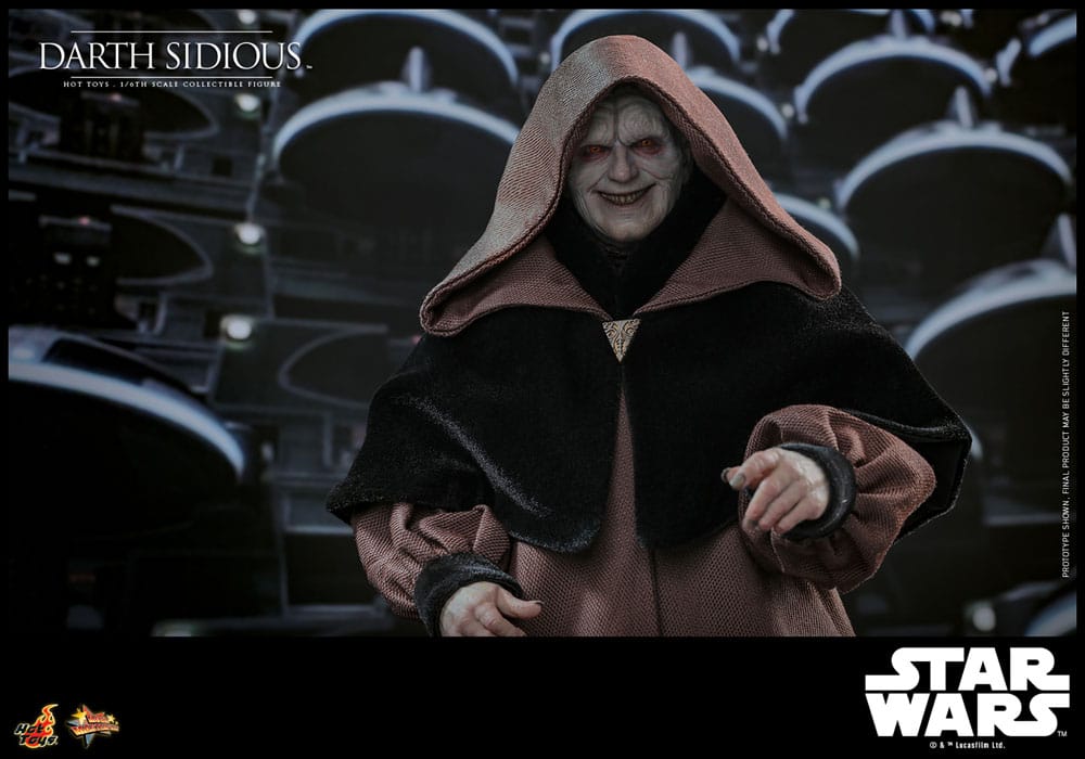 Star Wars Movie Masterpiece Actionfigur 1/6 Darth Sidious 29 cm - Preorder - ETA: Ende 11.2025