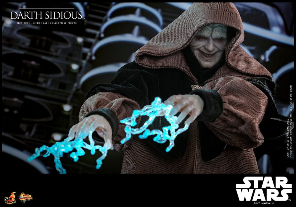 Star Wars Movie Masterpiece Actionfigur 1/6 Darth Sidious 29 cm - Preorder - ETA: Ende 11.2025