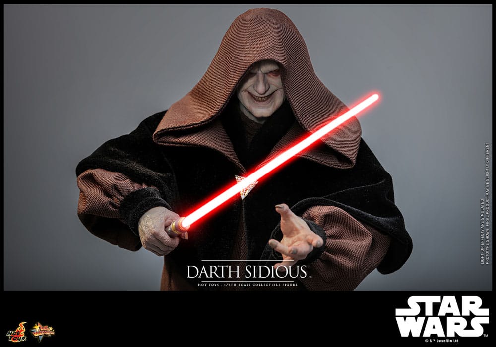 Star Wars Movie Masterpiece Actionfigur 1/6 Darth Sidious 29 cm - Preorder - ETA: Ende 11.2025