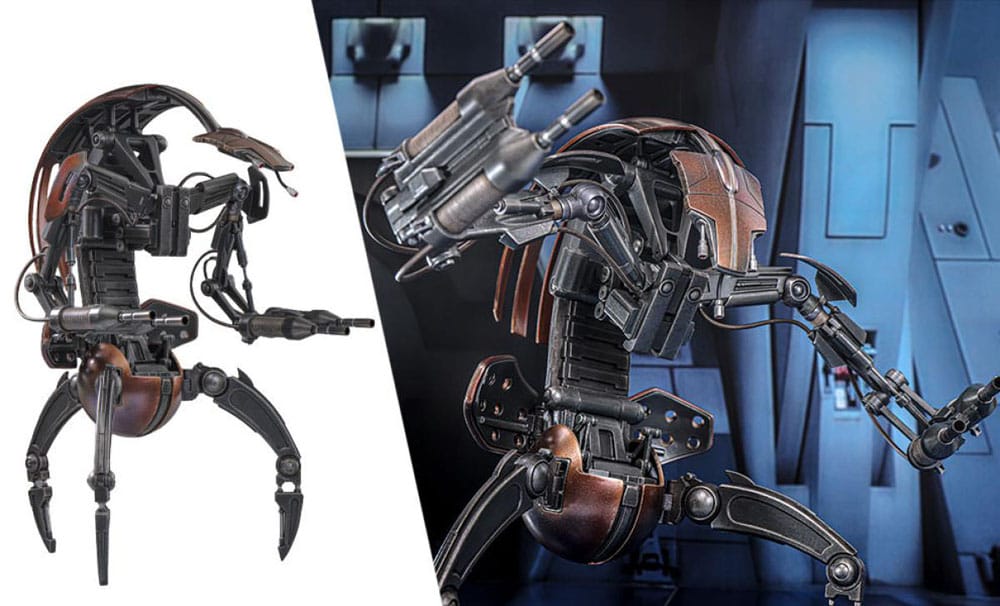 Star Wars Episode I Movie Masterpiece Actionfigur 1/6 Droideka 27 cm - Preorder - ETA: Ende 08.2025