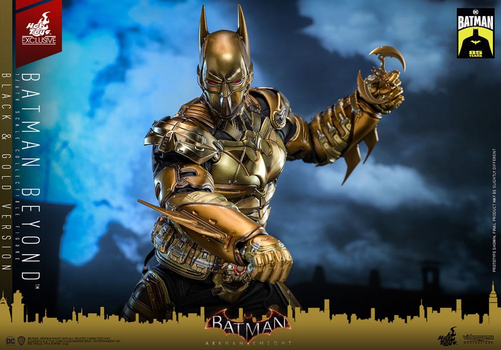 Batman: Arkham Knight Videogame Masterpiece Actionfigur 1/6 Batman Beyond (Black & Gold Version) 32 cm - Versand: 7 Tage nach Bestellung