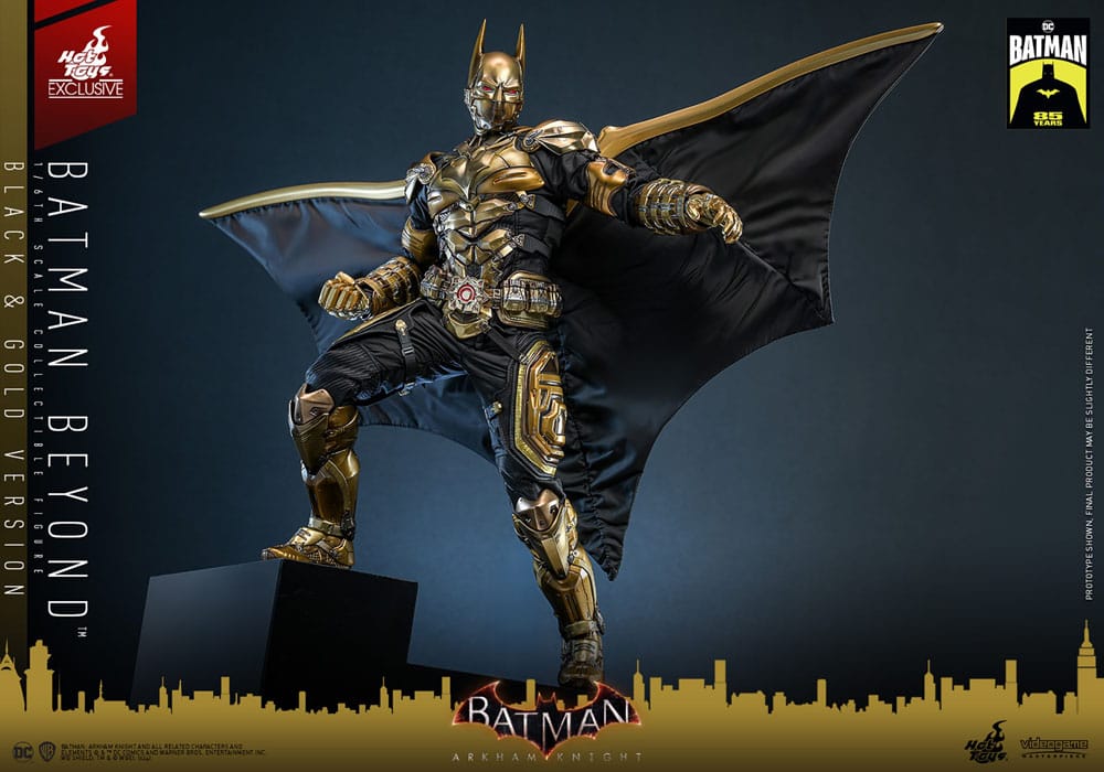 Batman: Arkham Knight Videogame Masterpiece Actionfigur 1/6 Batman Beyond (Black & Gold Version) 32 cm - Versand: 7 Tage nach Bestellung