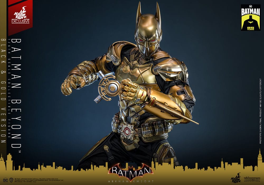 Batman: Arkham Knight Videogame Masterpiece Actionfigur 1/6 Batman Beyond (Black & Gold Version) 32 cm - Versand: 7 Tage nach Bestellung