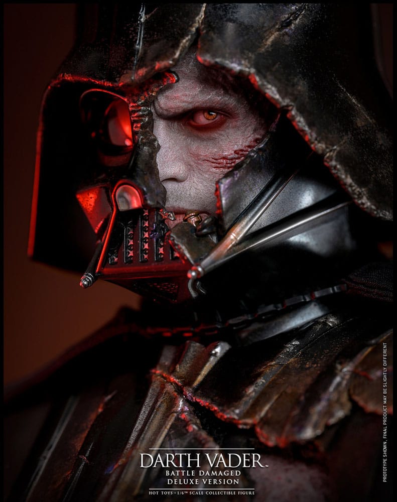 Star Wars Actionfigur 1/6 Darth Vader (Battle Damaged) Deluxe Version 35 cm - Preorder - ETA: Ende 11.2025