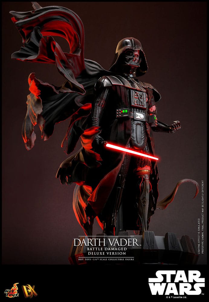 Star Wars Actionfigur 1/6 Darth Vader (Battle Damaged) Deluxe Version 35 cm - Preorder - ETA: Ende 11.2025