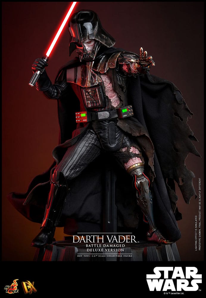 Star Wars Actionfigur 1/6 Darth Vader (Battle Damaged) Deluxe Version 35 cm - Preorder - ETA: Ende 11.2025