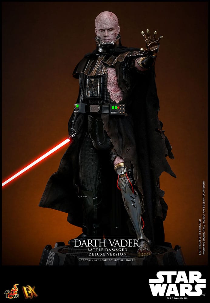 Star Wars Actionfigur 1/6 Darth Vader (Battle Damaged) Deluxe Version 35 cm - Preorder - ETA: Ende 11.2025