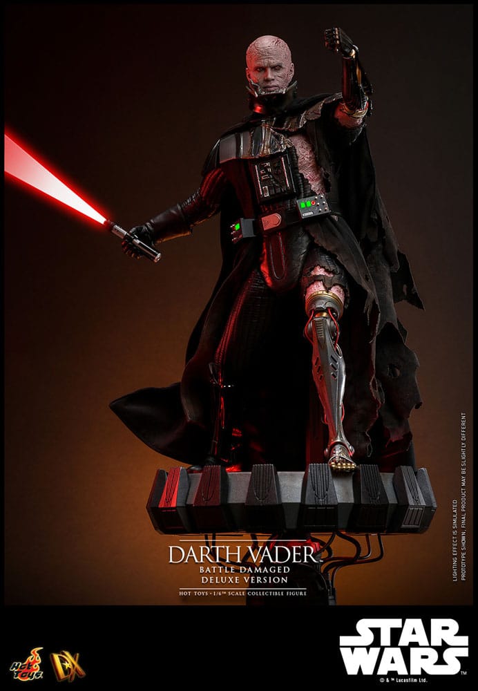 Star Wars Actionfigur 1/6 Darth Vader (Battle Damaged) Deluxe Version 35 cm - Preorder - ETA: Ende 11.2025