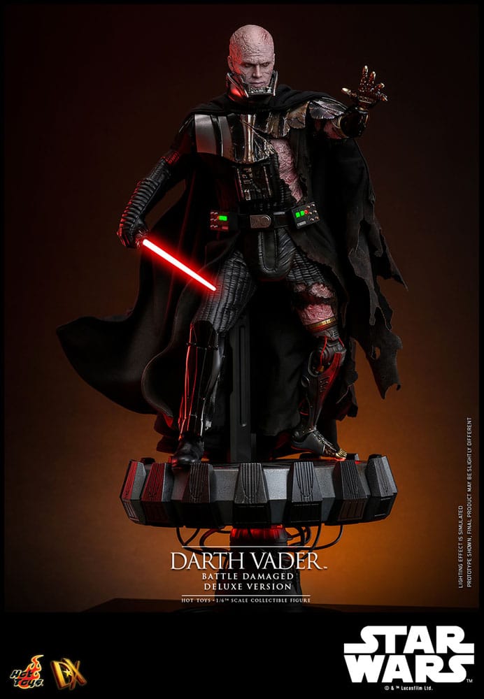 Star Wars Actionfigur 1/6 Darth Vader (Battle Damaged) Deluxe Version 35 cm - Preorder - ETA: Ende 11.2025