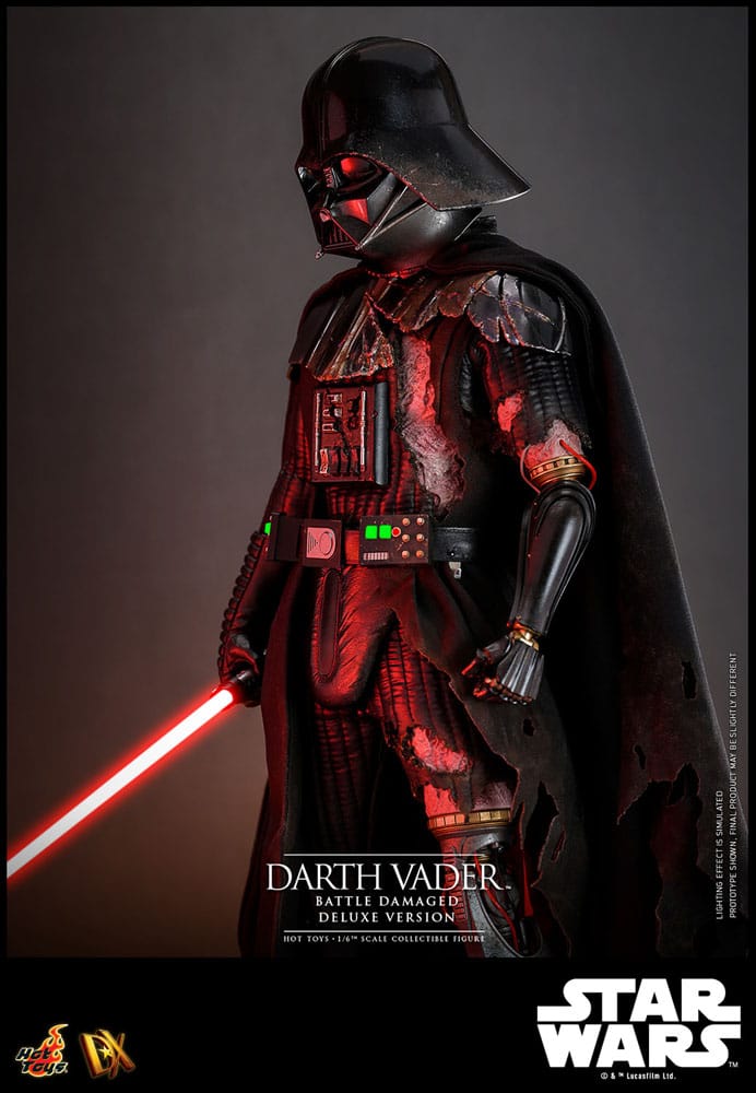 Star Wars Actionfigur 1/6 Darth Vader (Battle Damaged) Deluxe Version 35 cm - Preorder - ETA: Ende 11.2025