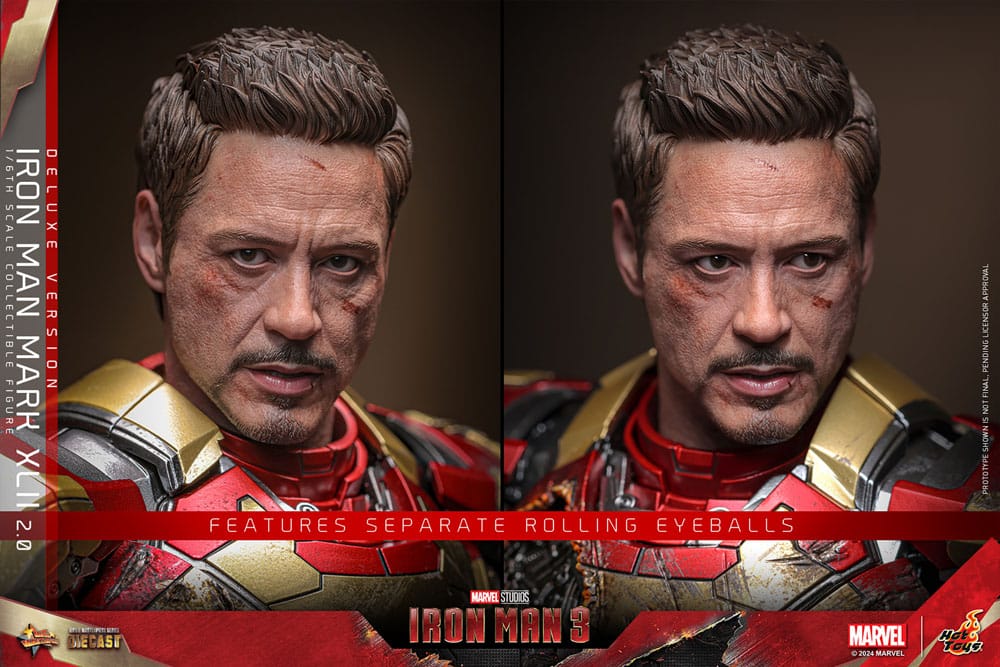 Iron Man 3 Movie Masterpiece Diecast Actionfigur 1/6 Iron Man Mark XLII (2.0) Deluxe 32 cm - Preorder - ETA: 25.11.2025
