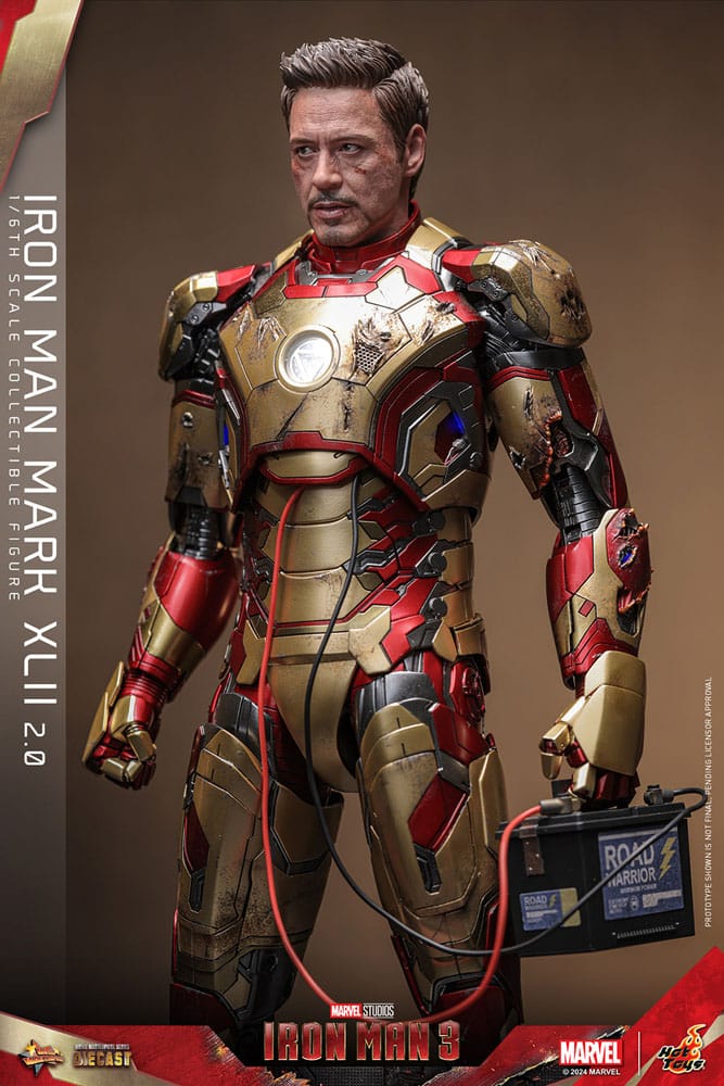 Iron Man 3 Movie Masterpiece Diecast Actionfigur 1/6 Iron Man Mark XLII (2.0) 32 cm - Preorder - ETA: 25.11.2025