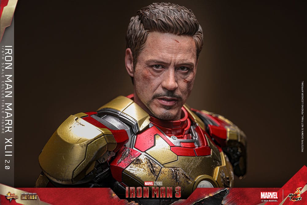 Iron Man 3 Movie Masterpiece Diecast Actionfigur 1/6 Iron Man Mark XLII (2.0) 32 cm - Preorder - ETA: 25.11.2025