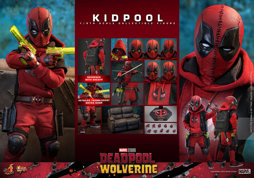 Deadpool & Wolverine Movie Masterpiece Actionfigur 1/6 Kidpool 22 cm - Preorder - ETA: 25.11.2025