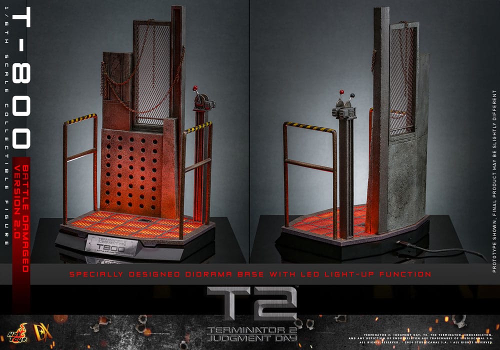 Terminator 2 Movie Masterpiece Actionfigur 1/6 T-800 Battle Damaged Version 2.0 32 cm - Preorder - ETA: 25.12.2025