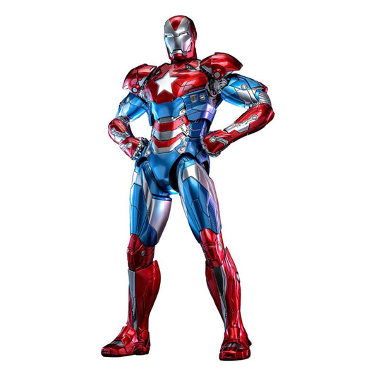 Marvel Comic Diecast Masterpiece Actionfigur 1/6 Iron Patriot Hot Toys Exclusive 32 cm - Versand: 5-7 Tage nach Bestellung
