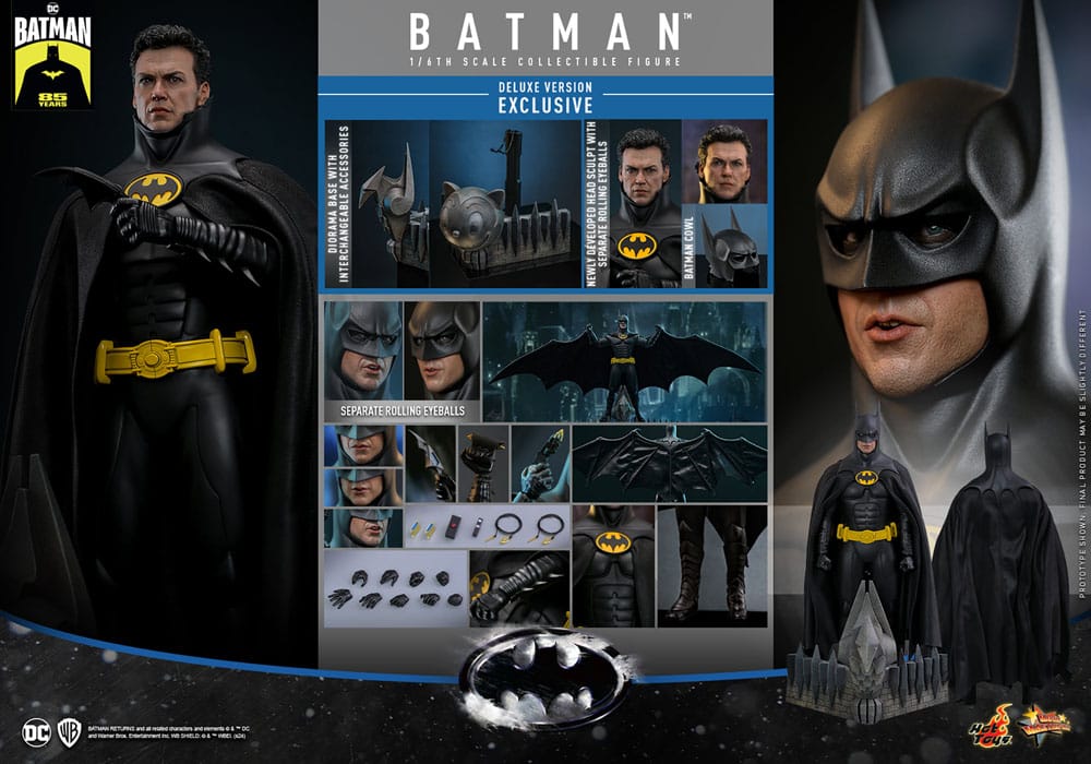 Batmans Rückkehr Movie Masterpiece Actionfigur 1/6 Batman (Deluxe Version) 30 cm - Preorder - ETA: Ende 11.2025