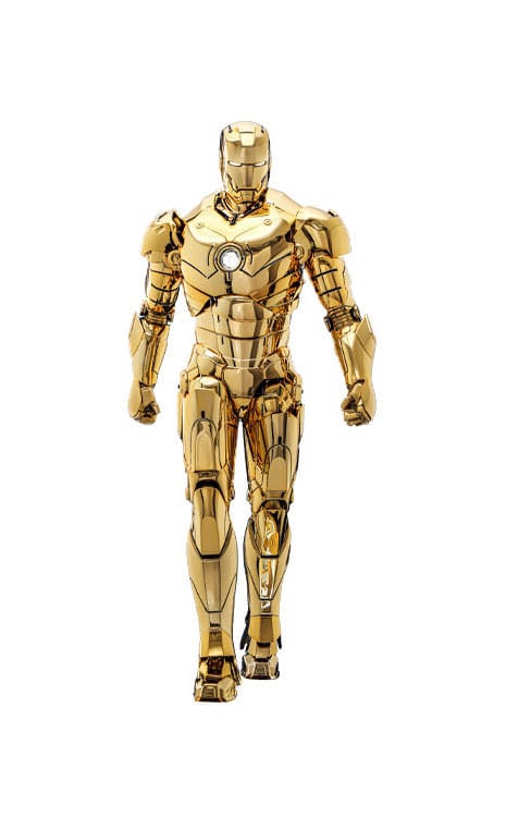Iron Man Movie Masterpiece Diecast Actionfigur 1/6 Iron Man Mark III (Gold Color Version) Hot Toys Exclusive 33 cm - Versand: 5-7 Tage nach Bestellung