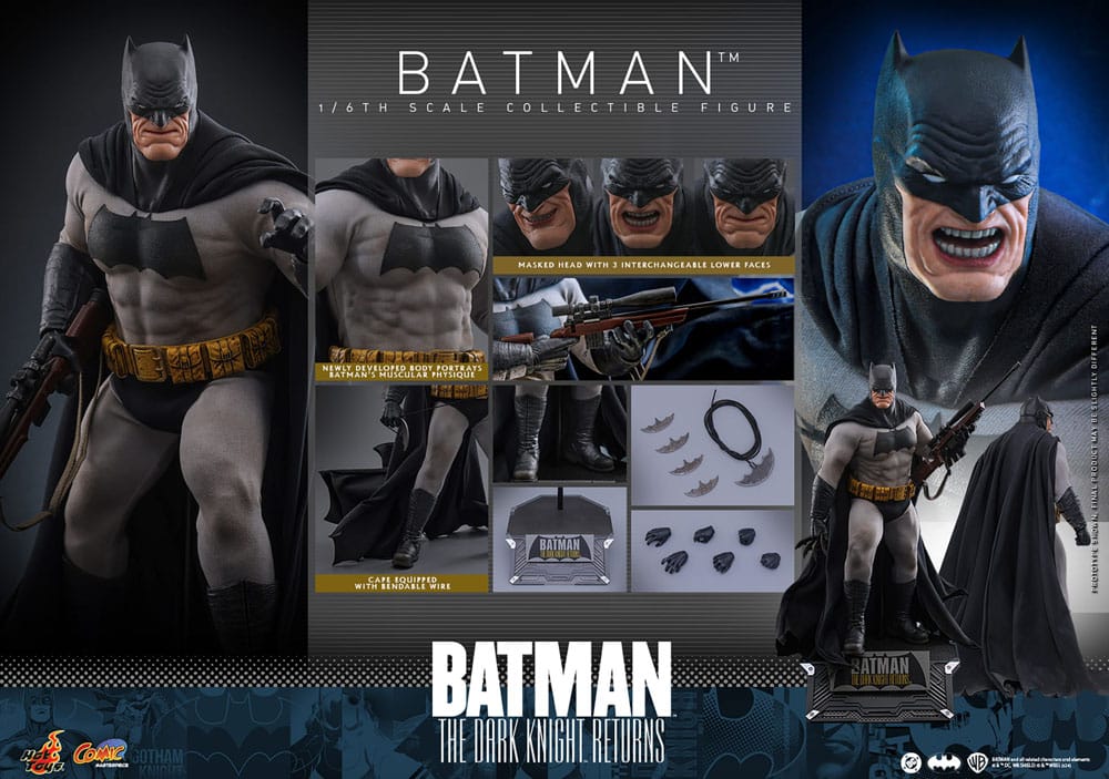 Batman: The Dark Knight Returns Comic Masterpiece Actionfigur 1/6 Batman 32 cm - Preorder - ETA: Ende 03.2026