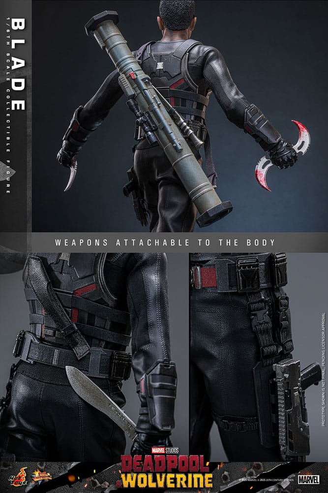 Deadpool & Wolverine Movie Masterpiece Actionfigur 1/6 Blade 30 cm - Preorder - ETA: 26.06.2026
