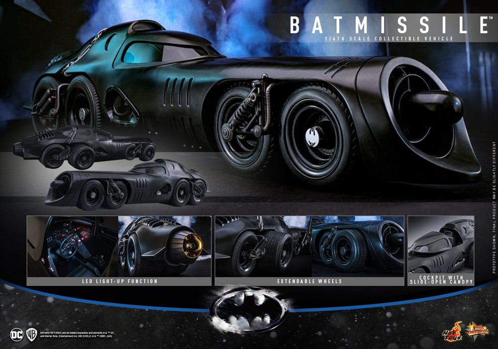 Batmans Rückkehr Movie Masterpiece Fahrzeug 1/6 Batmissile 109 cm - Preorder - ETA: Ende 02.2026