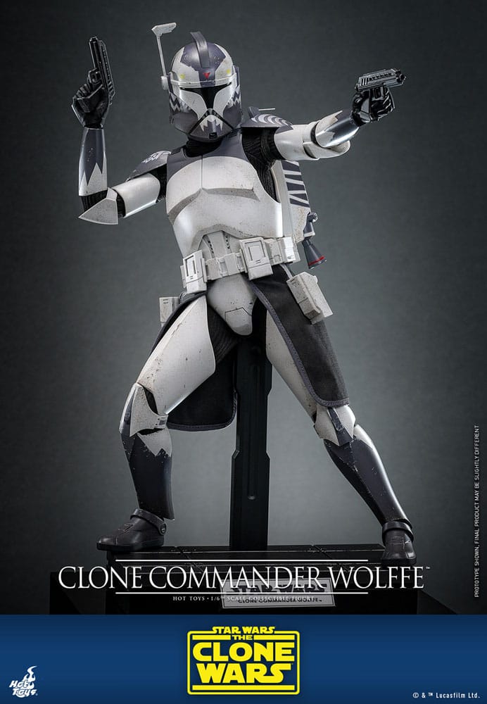 Star Wars: The Clone Wars Actionfigur 1/6 Clone Commander Wolffe 30 cm - Preorder - ETA: 25.03.2026